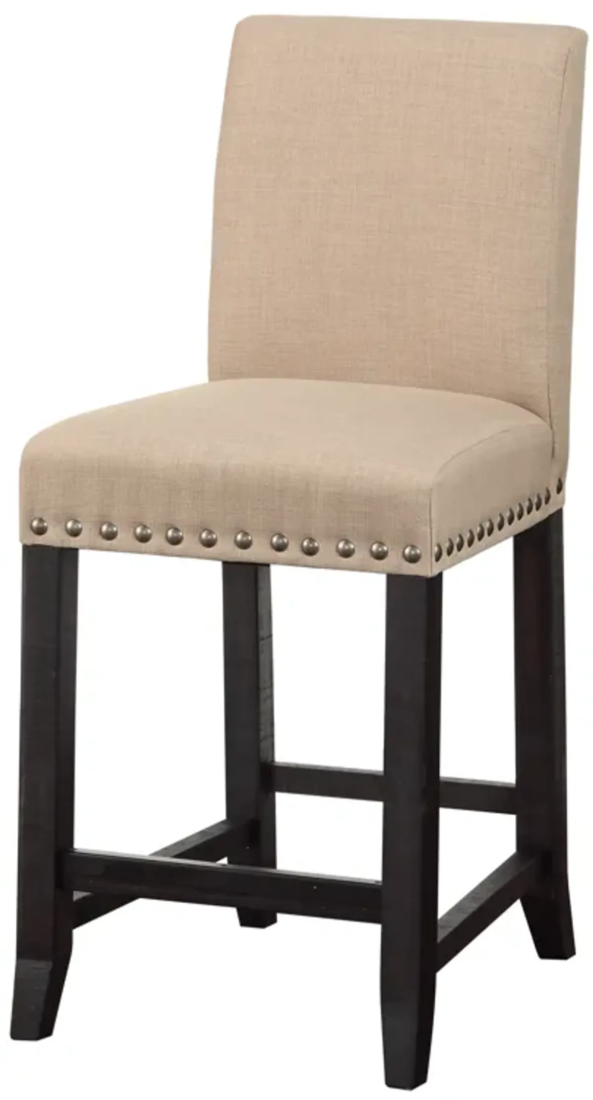 Yosemite Upholstered Kitchen Counter Stool in Cafe