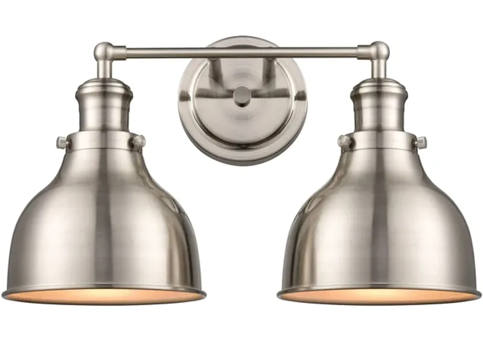 Haralson 17" Wide 2-Light Vanity Light - Satin Nickel