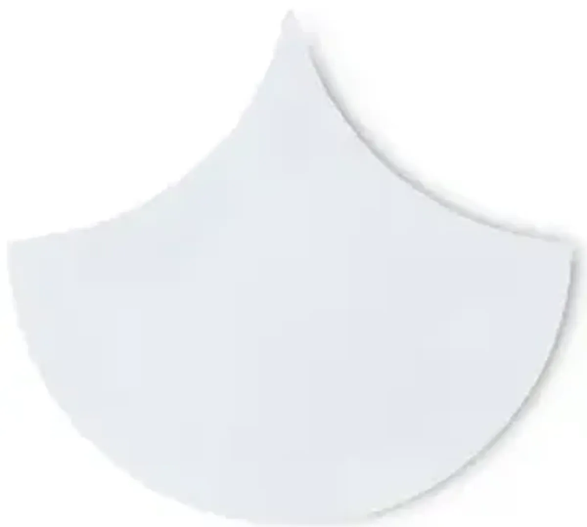 Scales Wall Tiles, Glossy White, Set of 3