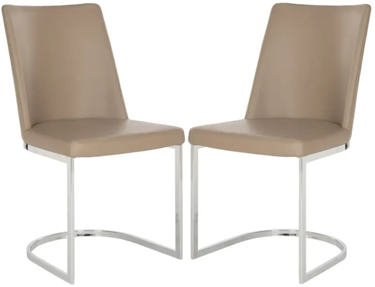 PARKSTON 18''H LEATHER SIDE CHAIR - Set of 2