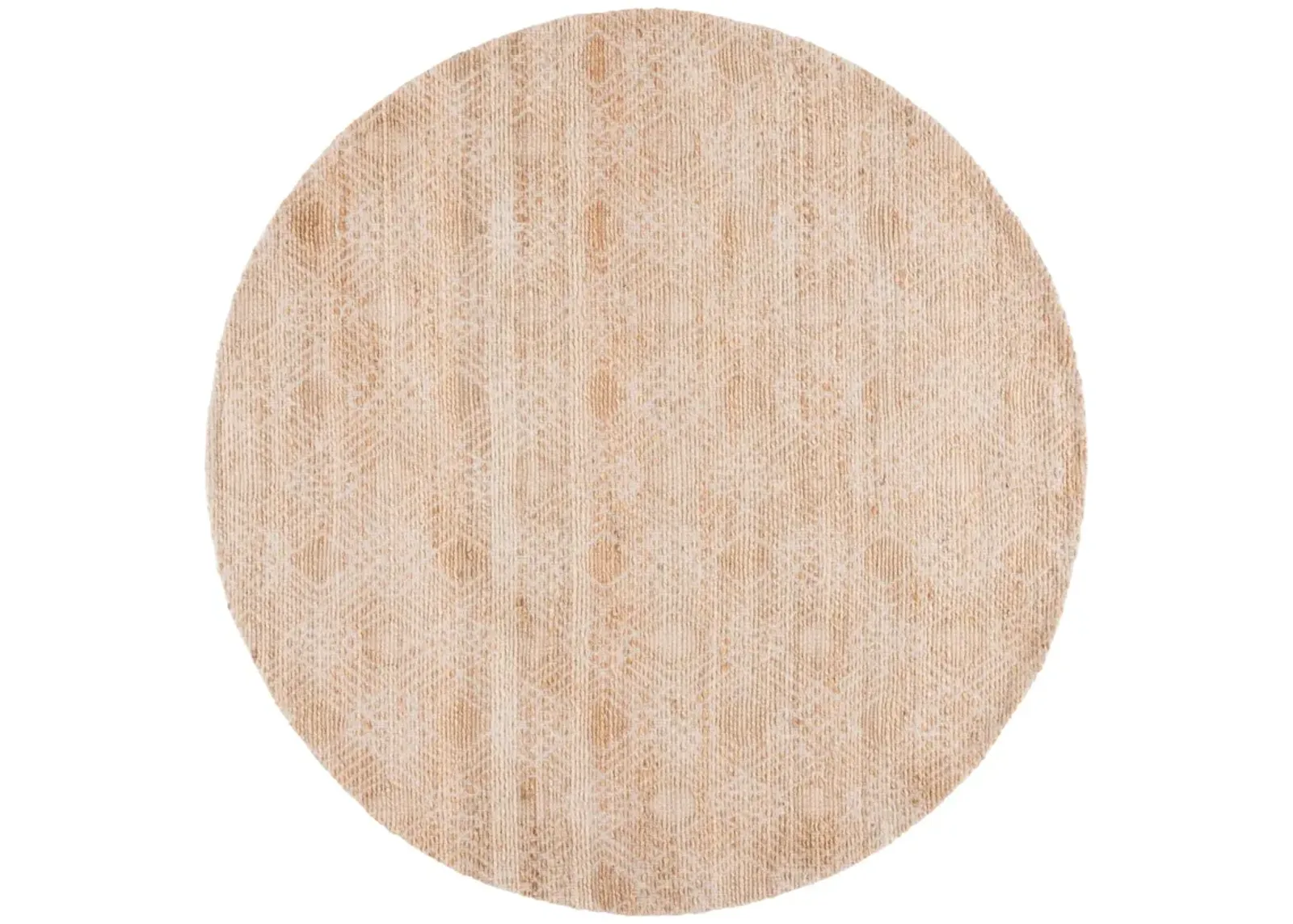 NATURAL FIBER 658 NATURAL  7' x 7' Round Round Rug