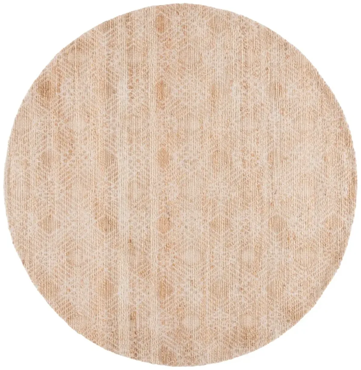 NATURAL FIBER 658 NATURAL  7' x 7' Round Round Rug