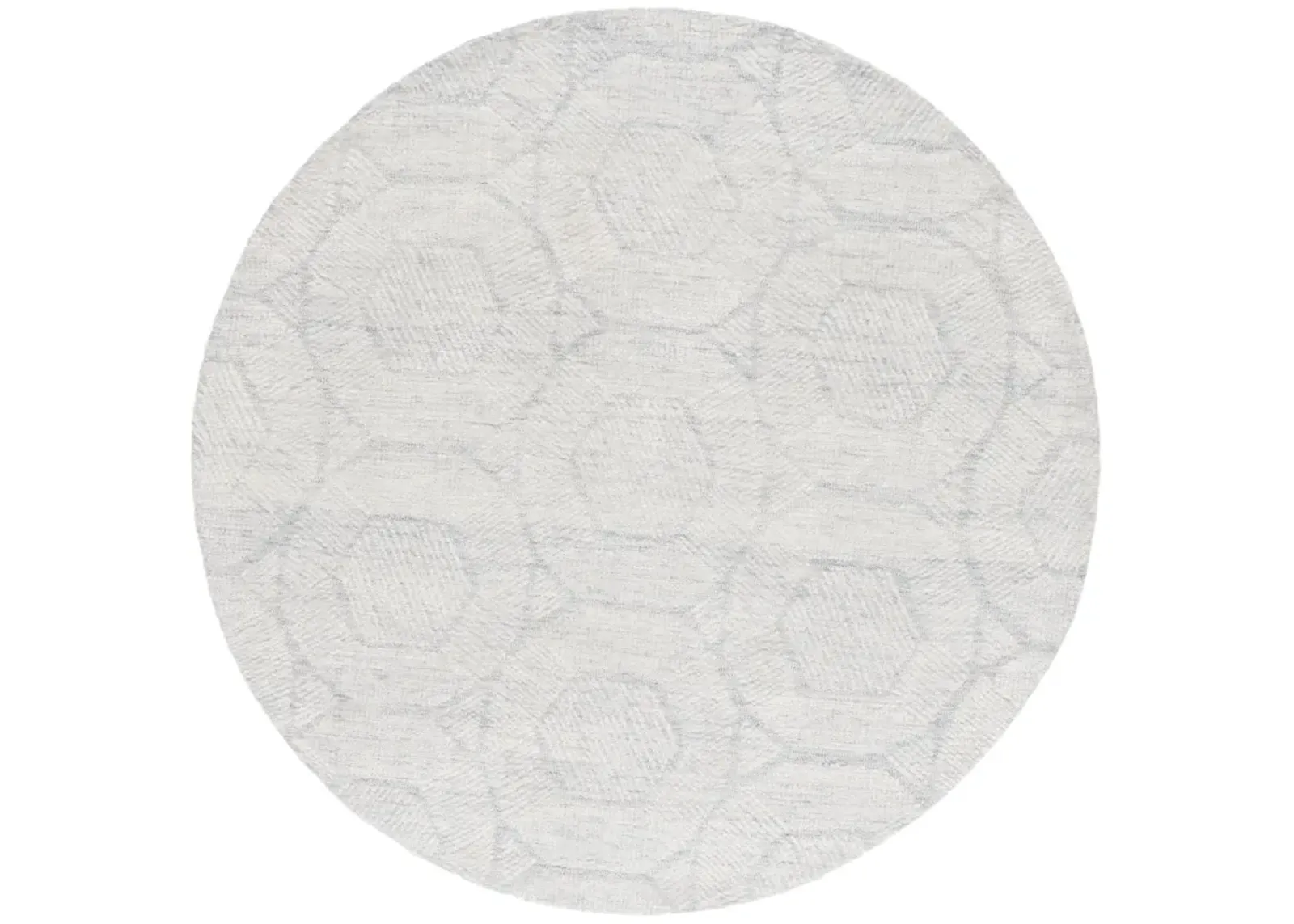 METRO 577 LIGHT GREY 6' x 6' Round Round Rug