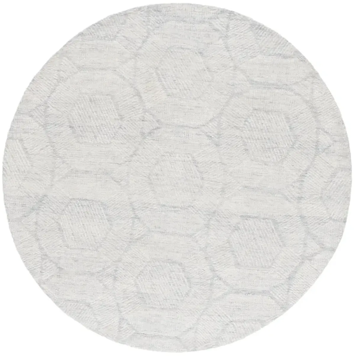 METRO 577 LIGHT GREY 6' x 6' Round Round Rug