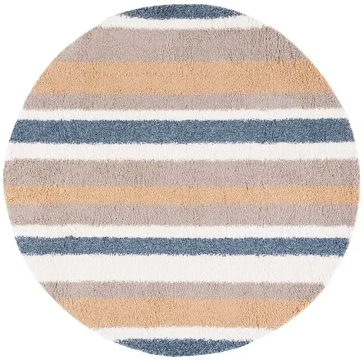 CALICO SHAG 104 Brown  6'-7' X 6'-7' Round Round Rug