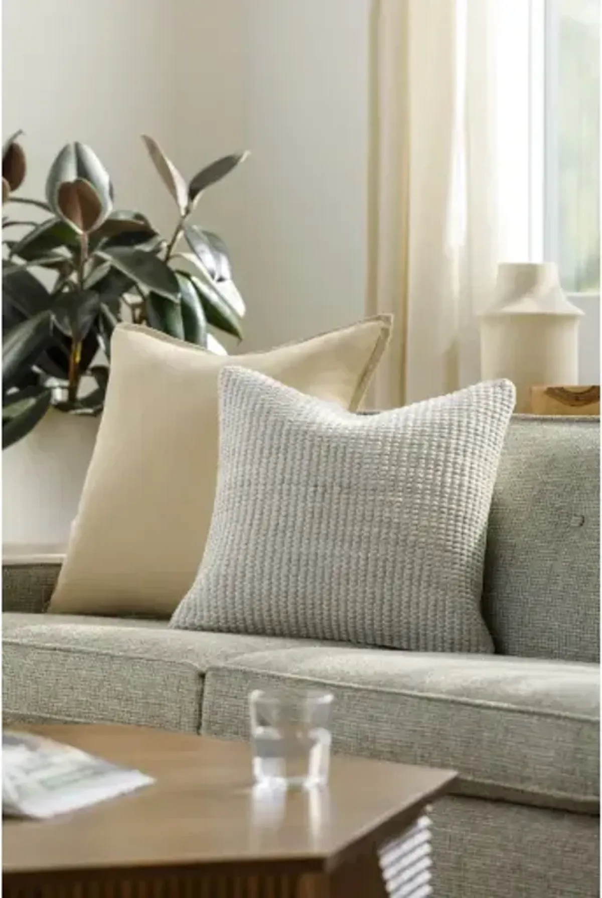 Chunky Accent Pillow  - Down Insert
