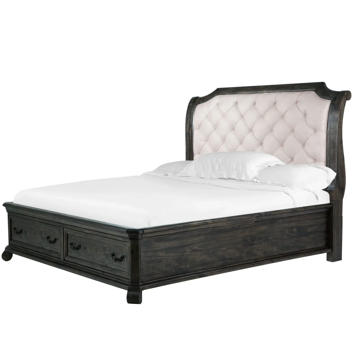 Bellamy Complete King Sleigh Storage Bed