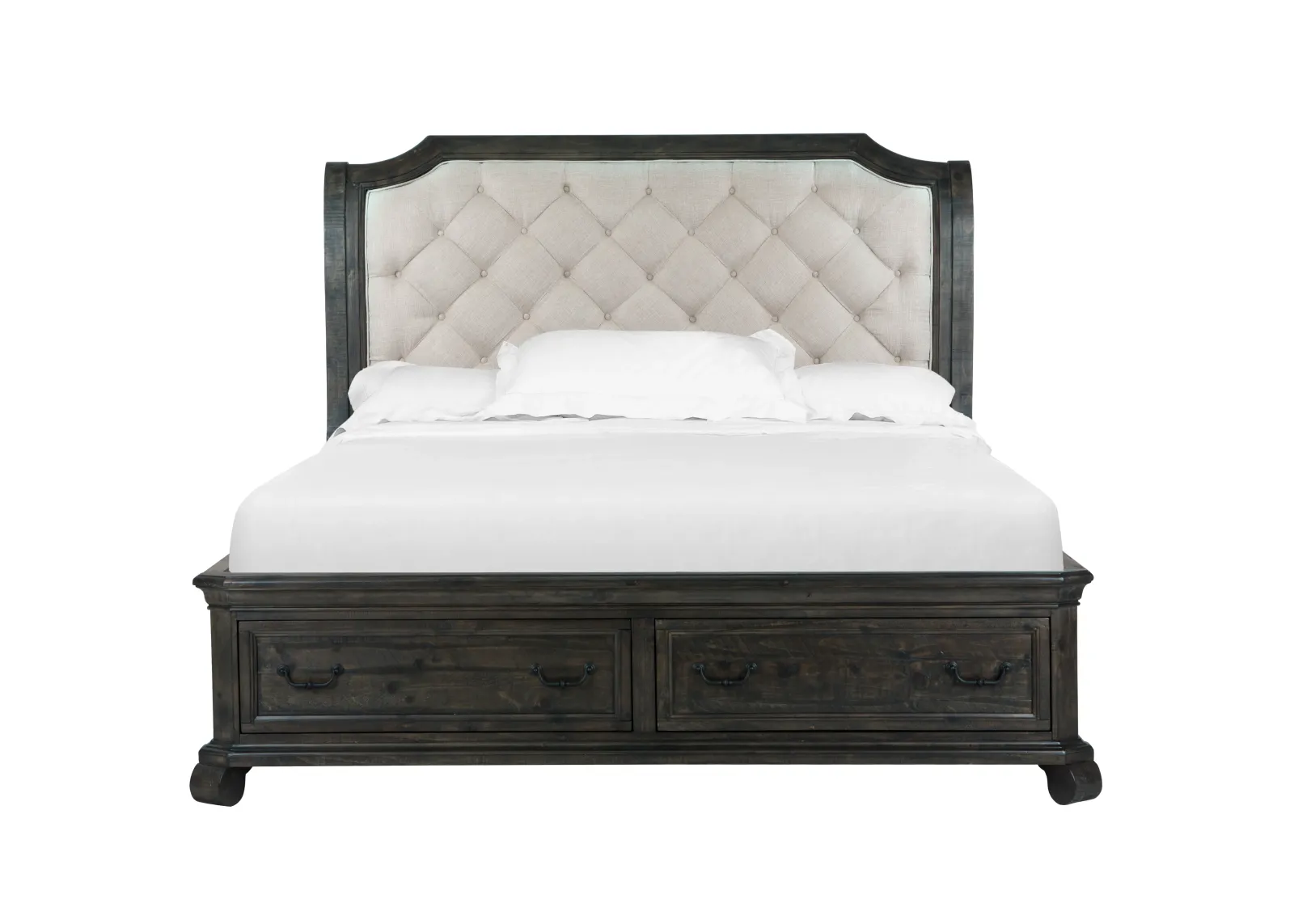 Bellamy Complete King Sleigh Storage Bed