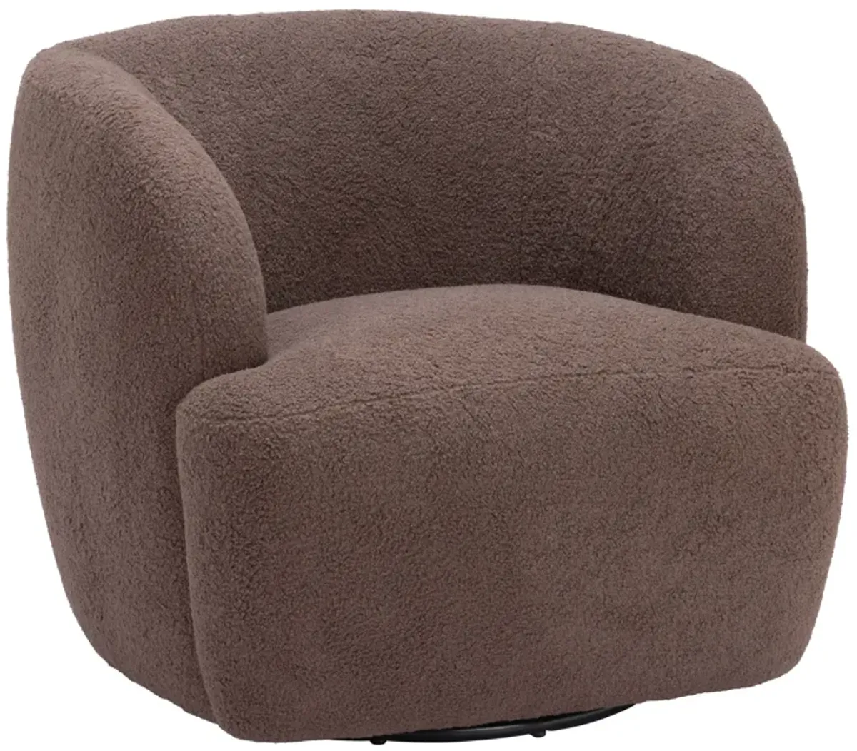 Govan Swivel Chair Brown