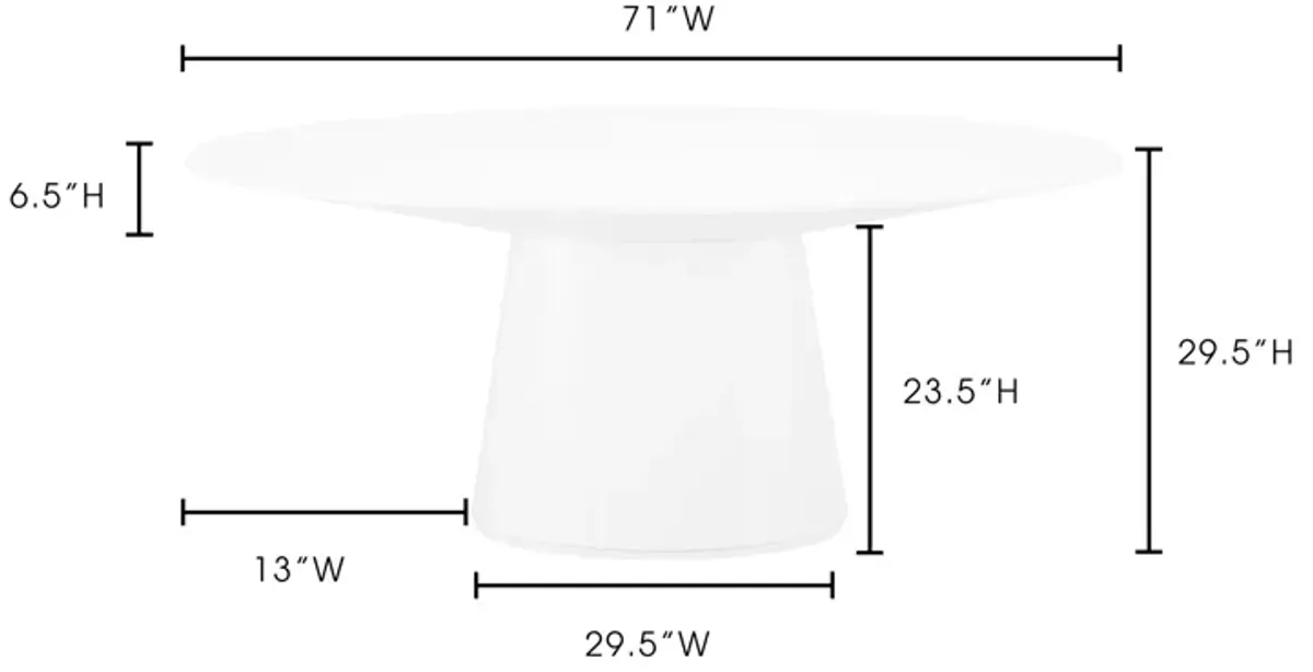 OTAGO OVAL DINING TABLE