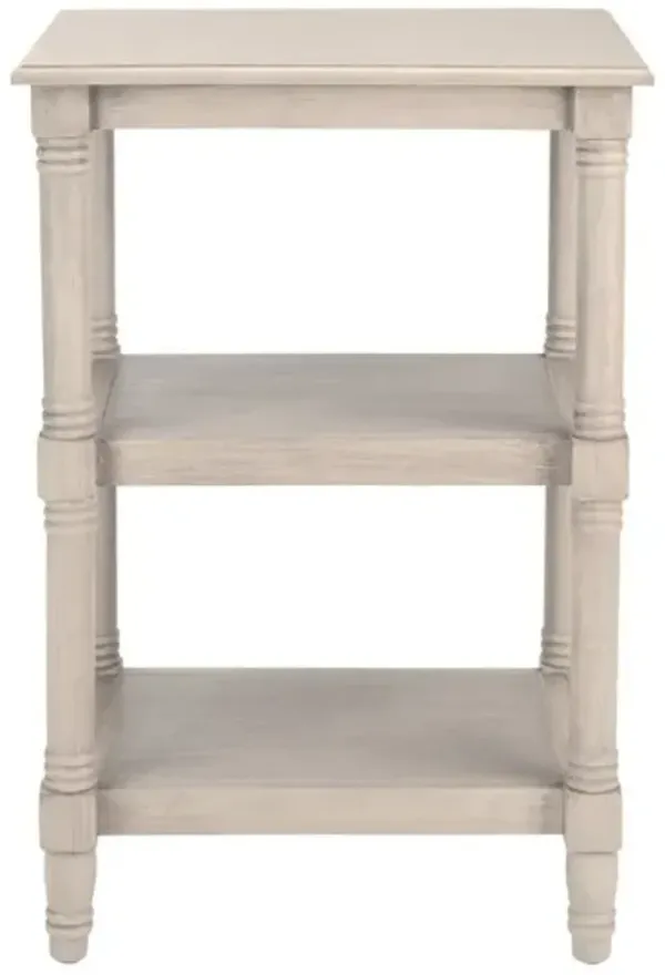 CASSIE 3 SHELF ACCENT TABLE