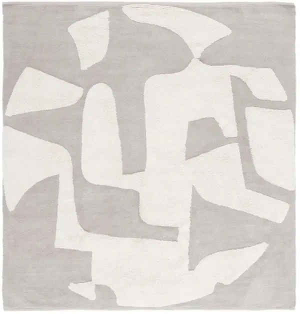 CASABLANCA 790 GREY  6' x 6' Square Square Rug