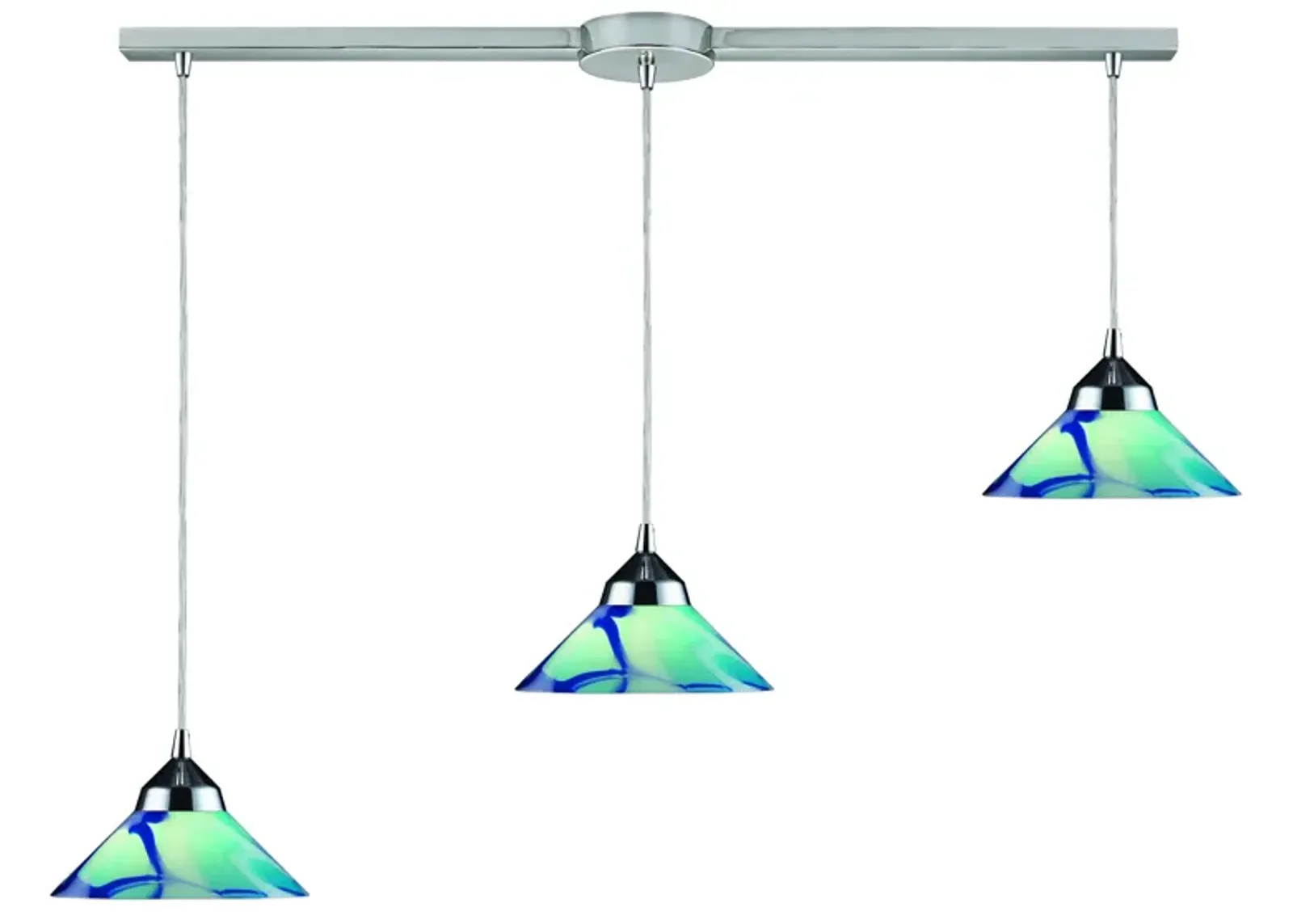 Refraction Configurable Multi Pendant - Polished Chrome