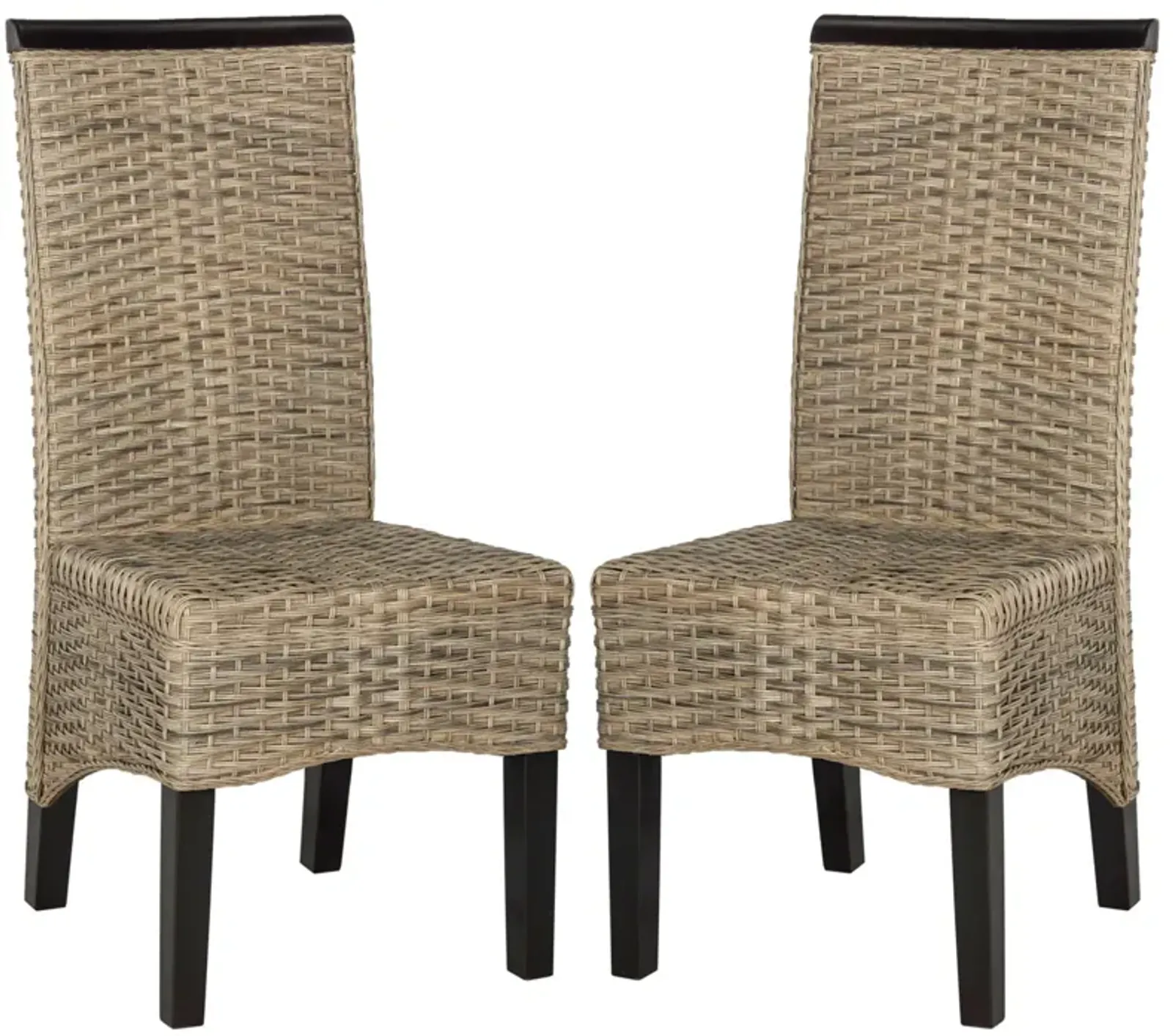 ILYA 18''H WICKER DINING CHAIR - Set of 2