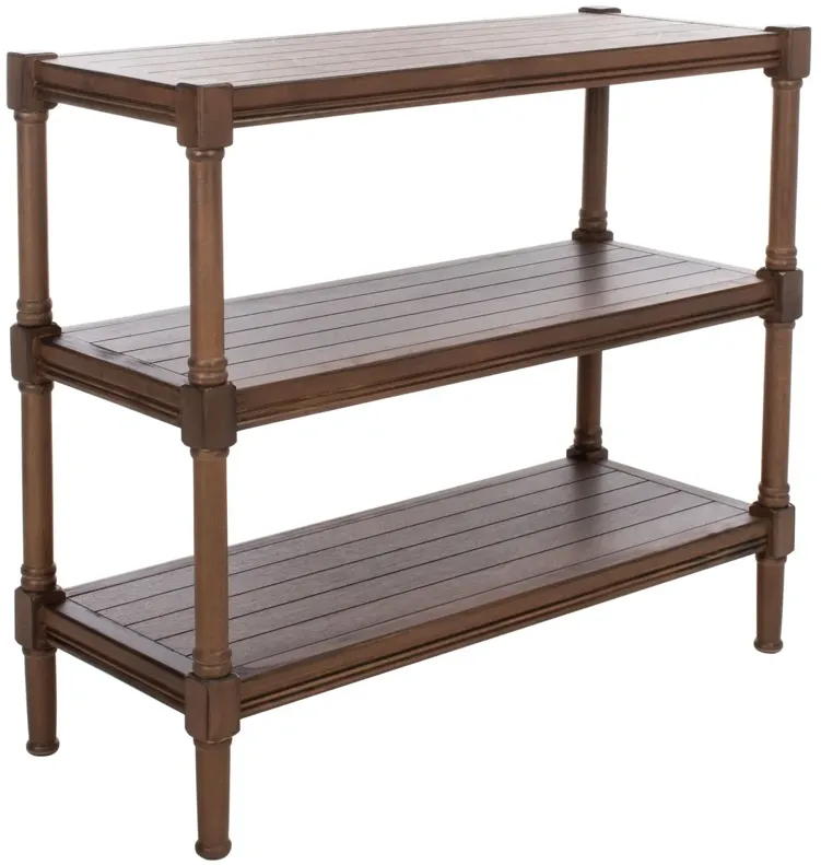 RAFIKI 3 SHELF CONSOLE TABLE