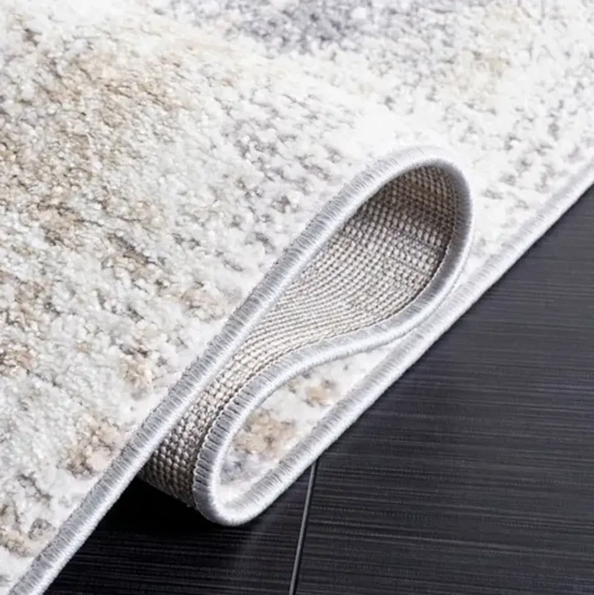 OPAL 418 Grey 2'-3' X 9' Runner Rug