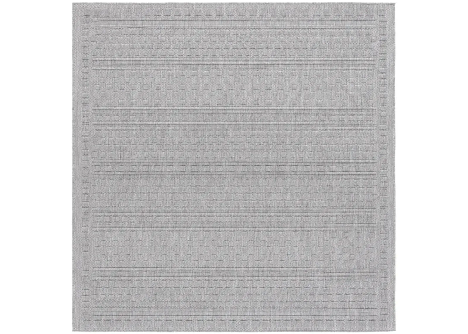 MILOS 110 GREY 6'-7' x 6'-7' Square Square Rug