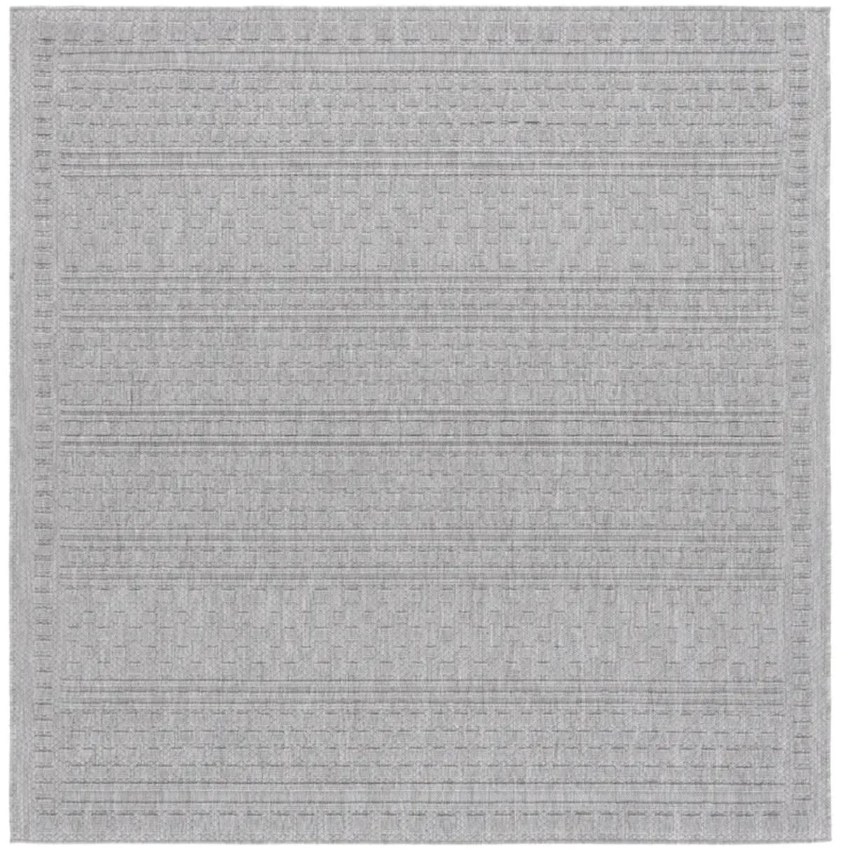 MILOS 110 GREY 6'-7' x 6'-7' Square Square Rug