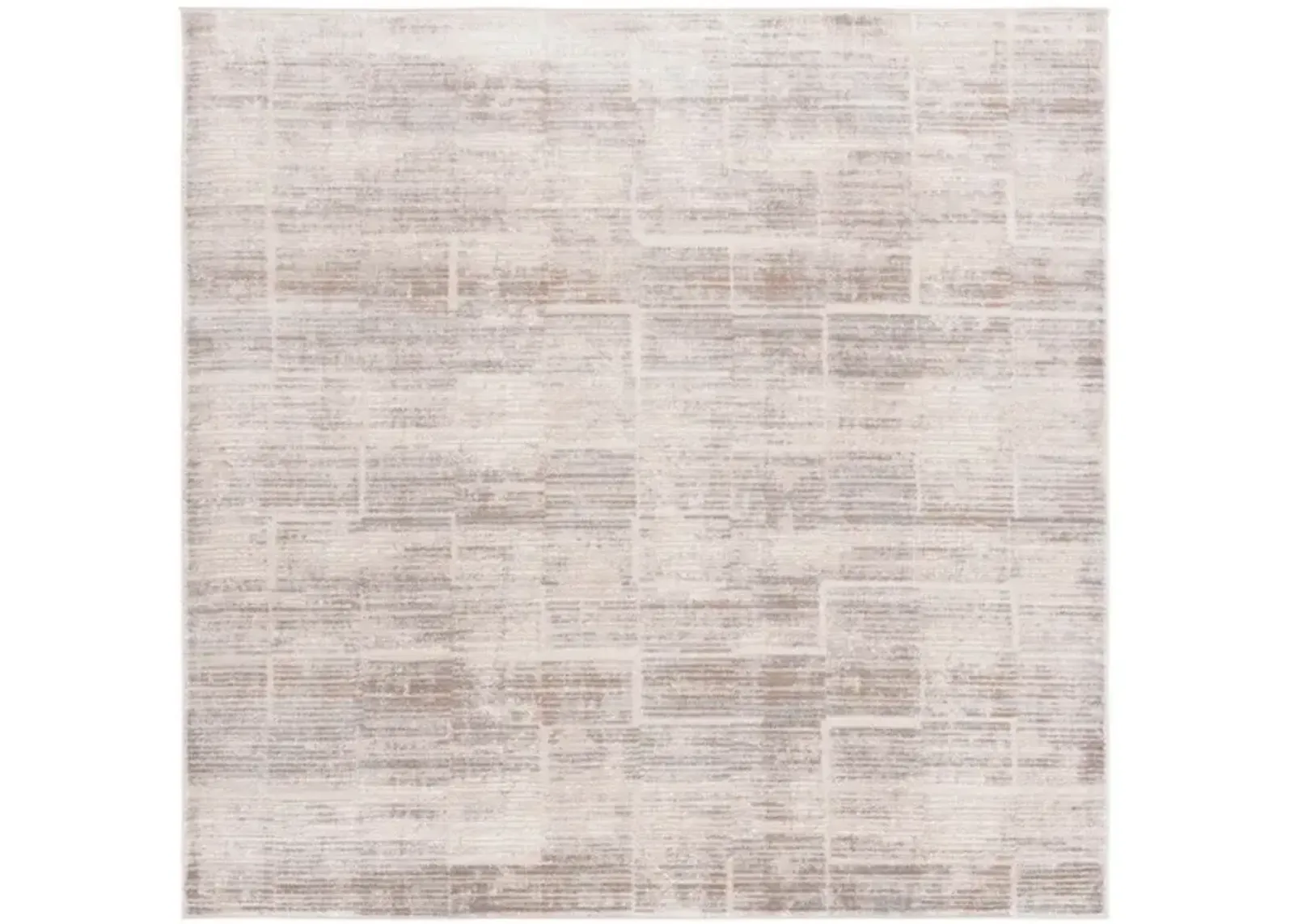 WHISPER 822 Beige 6'-7' X 6'-7' Round Round Rug