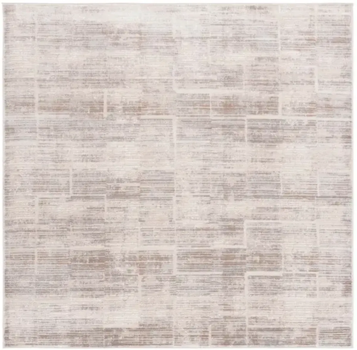 WHISPER 822 Beige 6'-7' X 6'-7' Round Round Rug