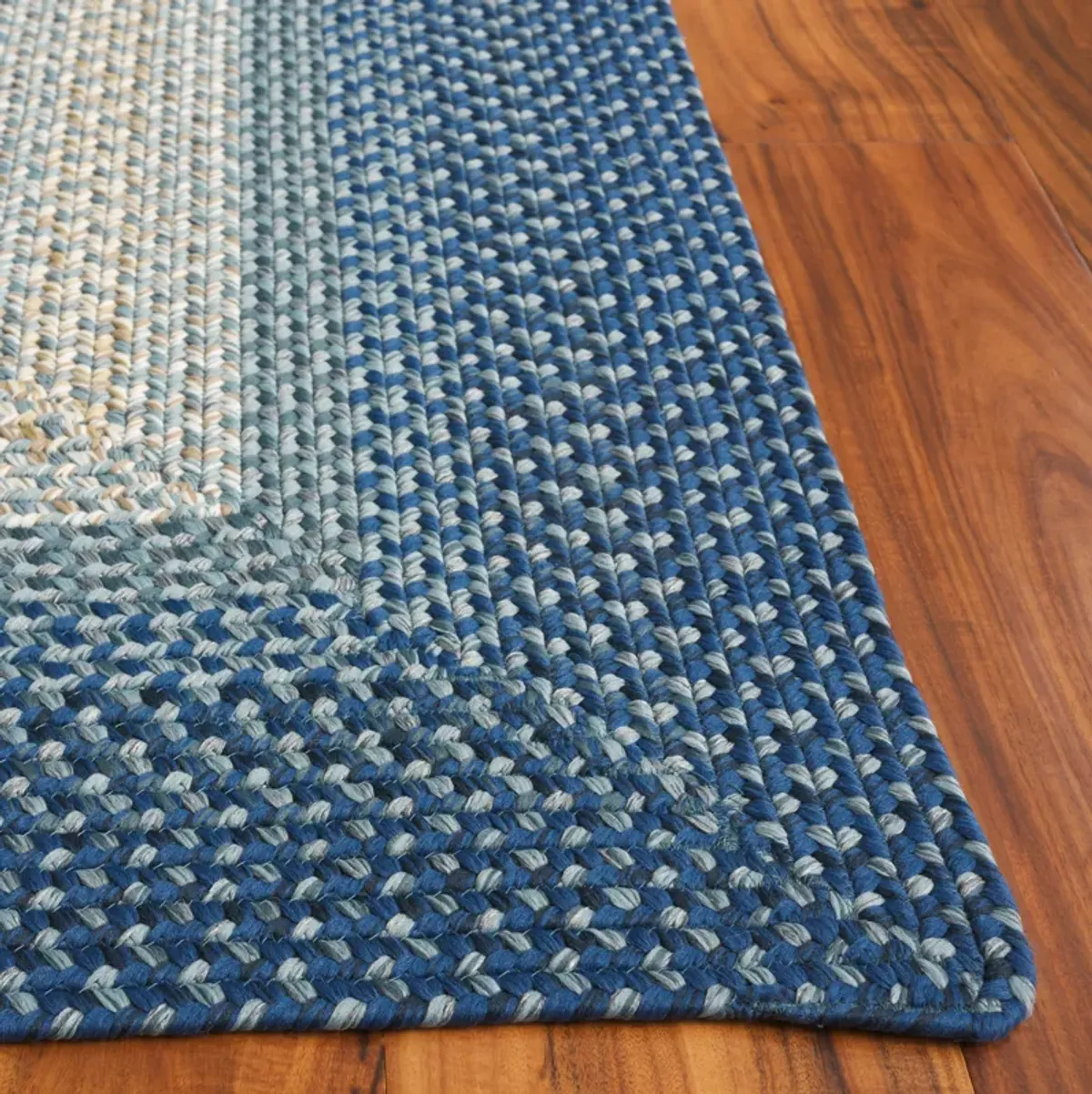 BRAIDED Hand Woven 2' x 4' area rug