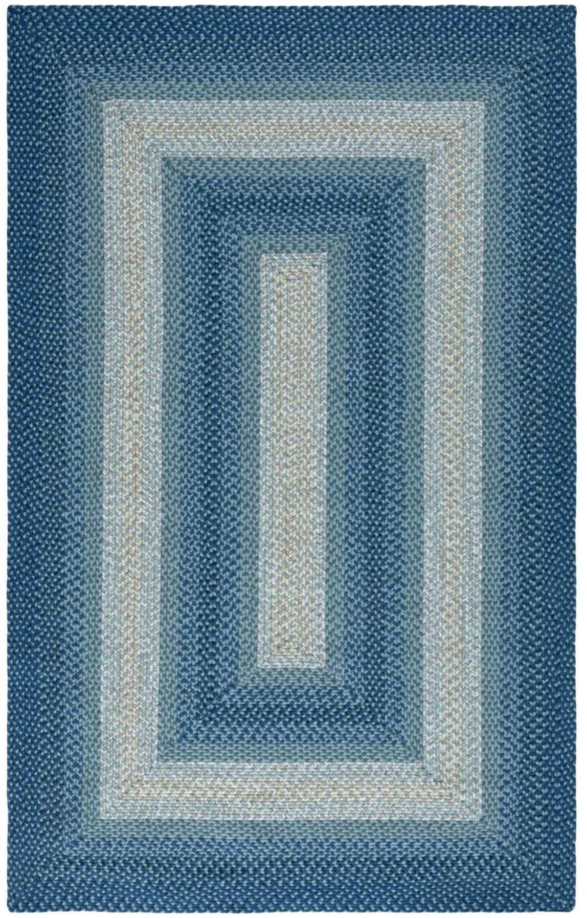 BRAIDED Hand Woven 2' x 4' area rug