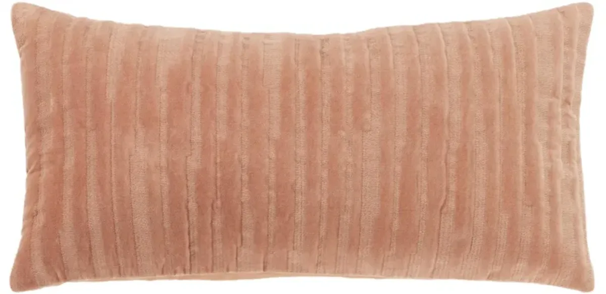 stripe coral  Pillow