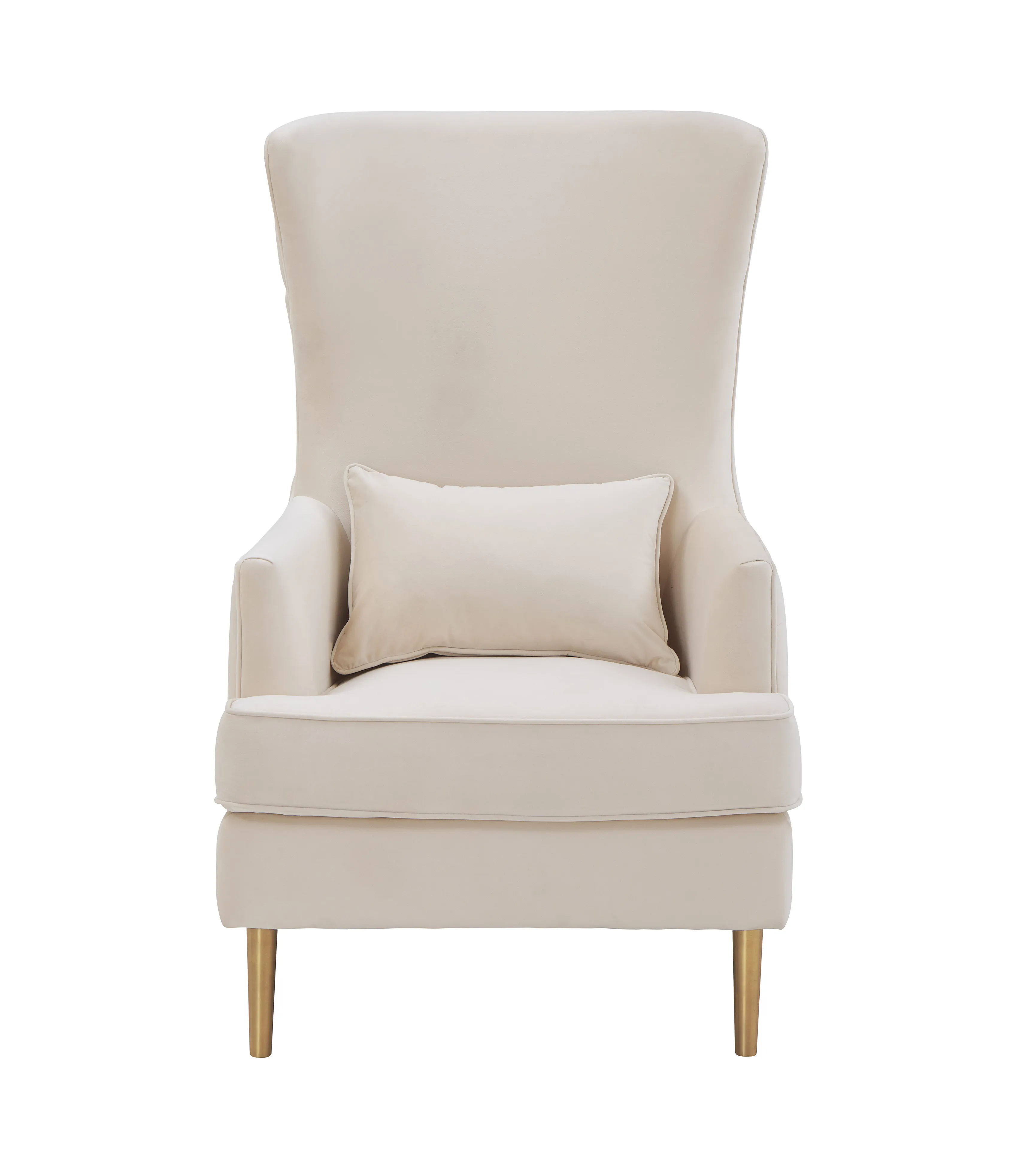 Alina Cream Tall Tufted Back Chair