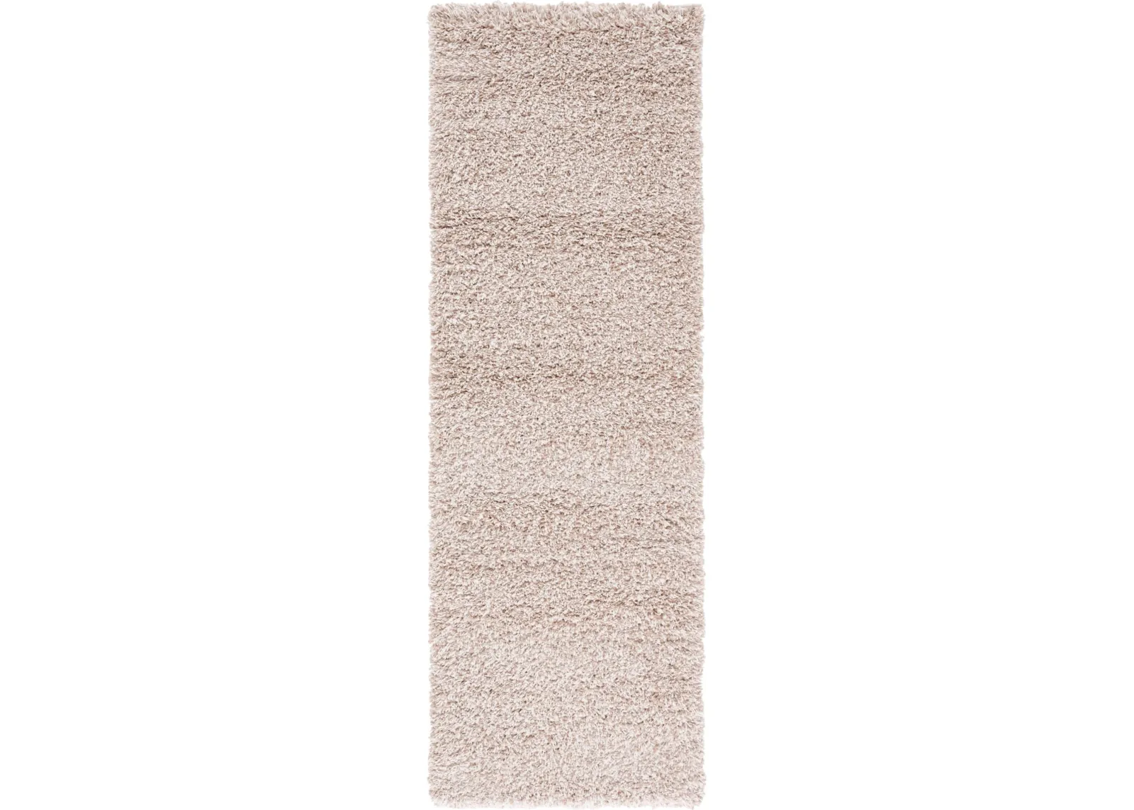 SANTA MONICA SHAG 725 BEIGE 2'-3' x 9' Runner Rug