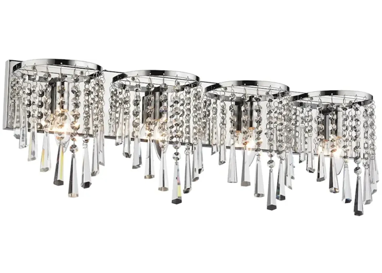 Jariah 30" Wide 4-Light Vanity Light - Polished Chrome