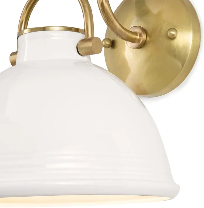 Eloise Ceramic Sconce (White)