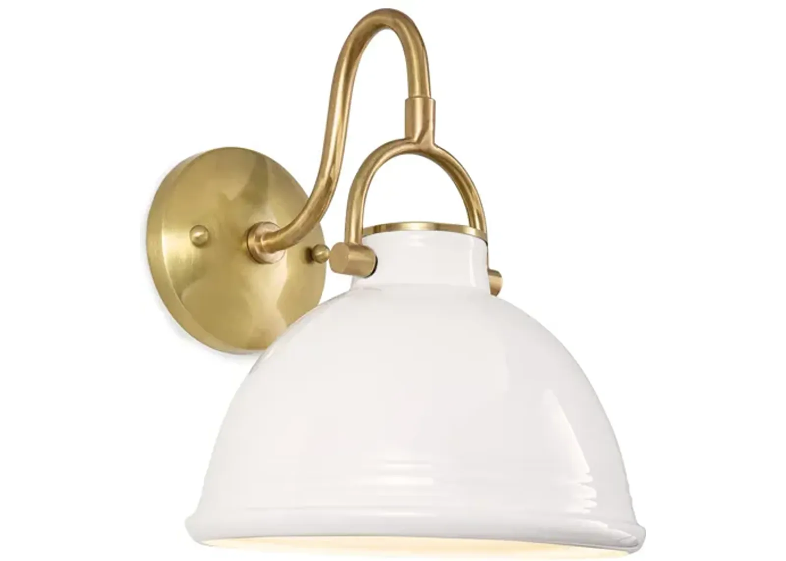 Eloise Ceramic Sconce (White)