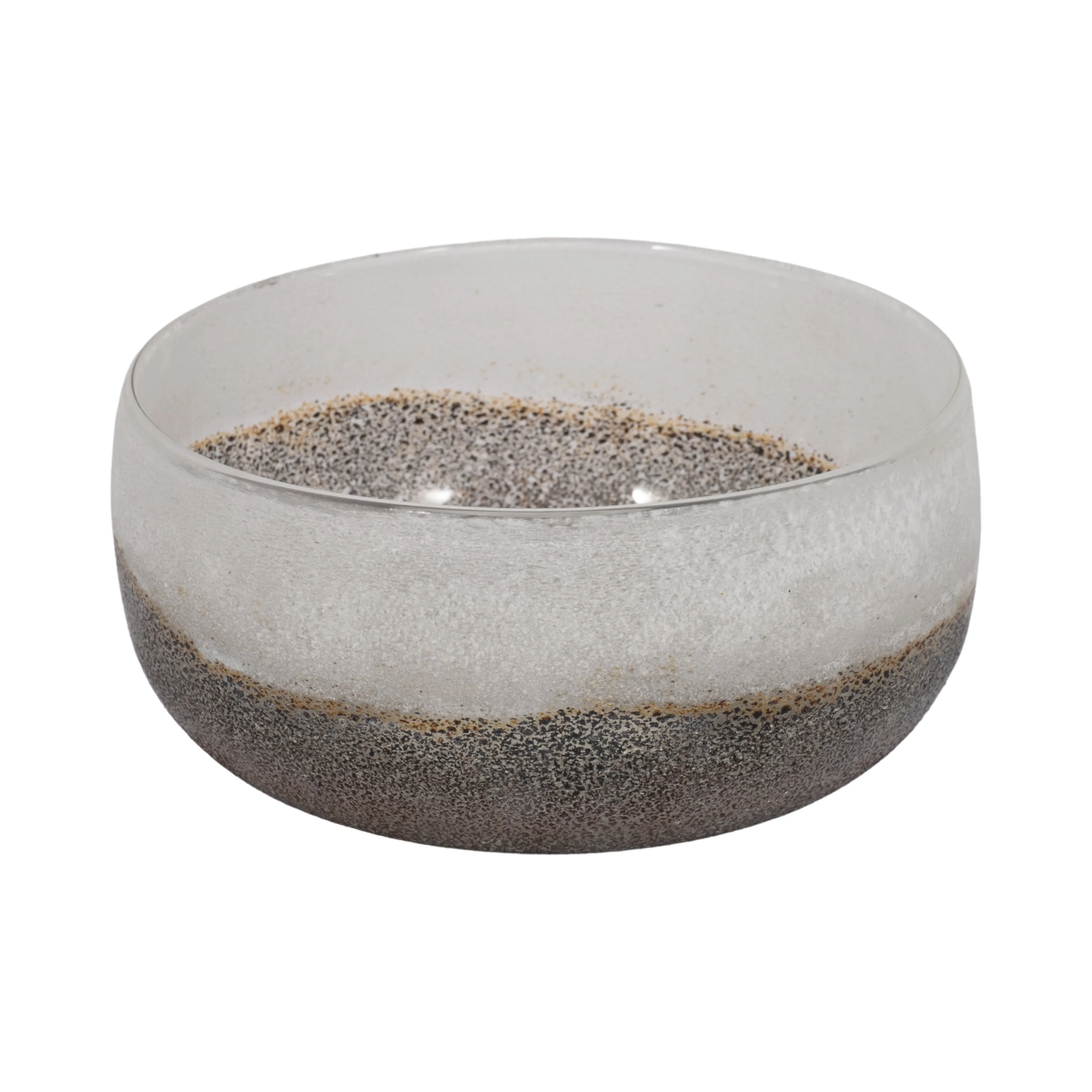 8" Ombre Bowl, White/grey