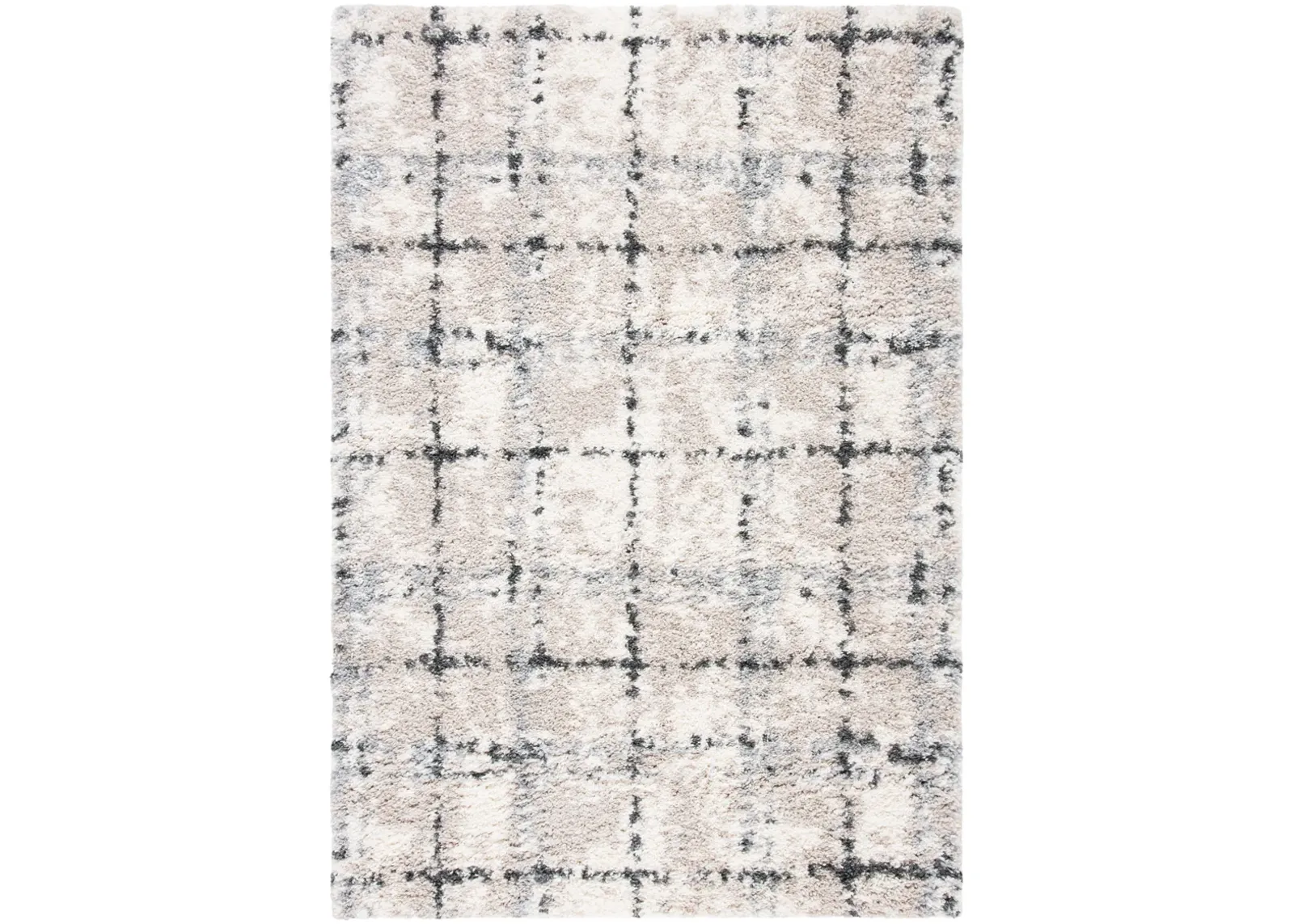 FONTANA SHAG Medium Rectangle Power Loomed 6'-7" x 9' Rug