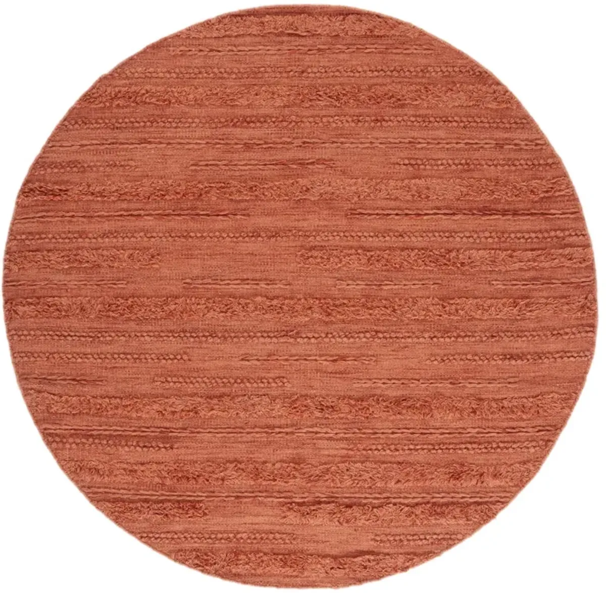 VERMONT 901 RUST  8' x 8' Round Round Rug