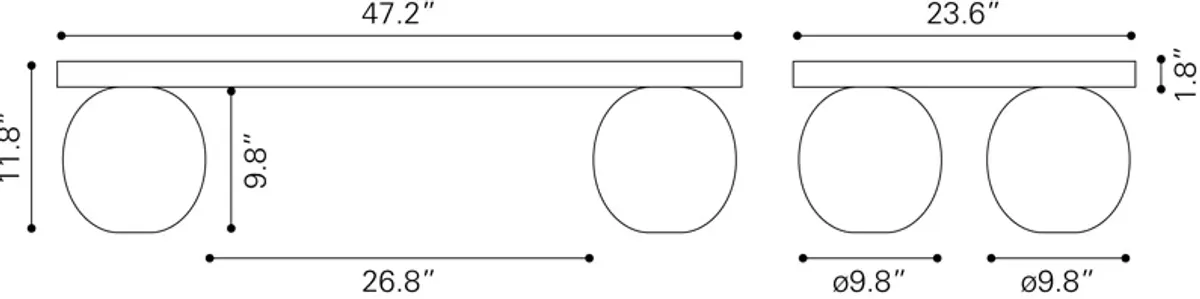 Camakat Coffee Table Natural