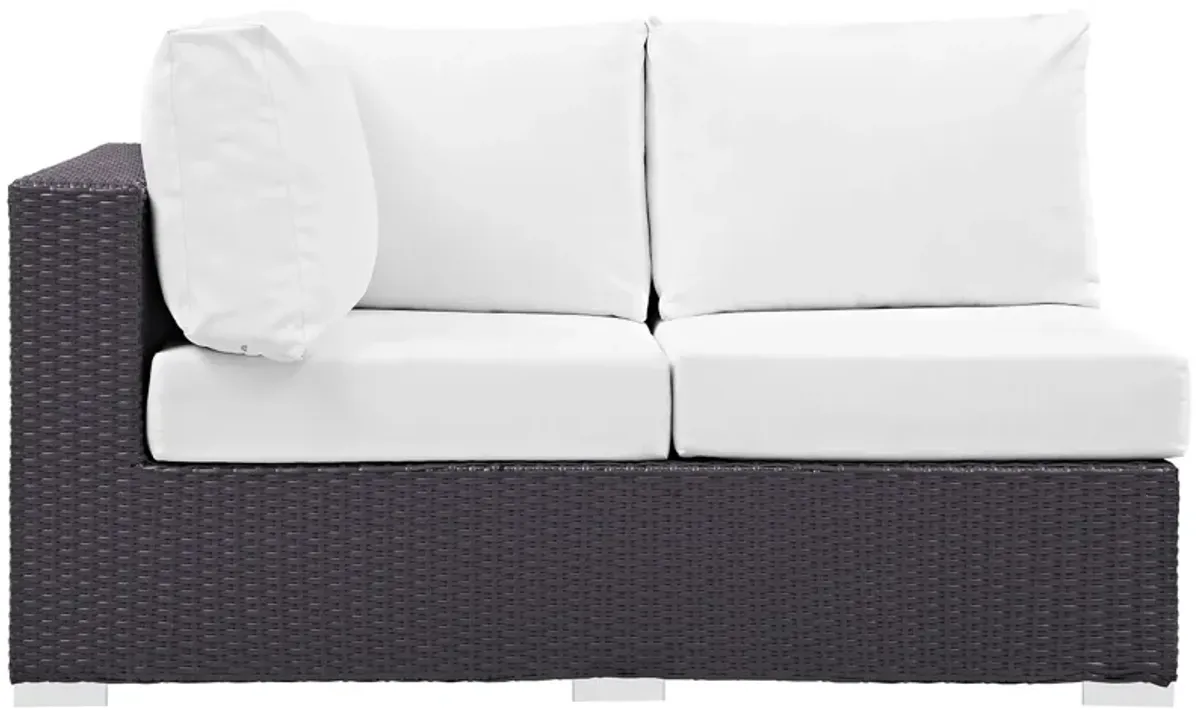 Convene Outdoor Patio Left Arm Loveseat