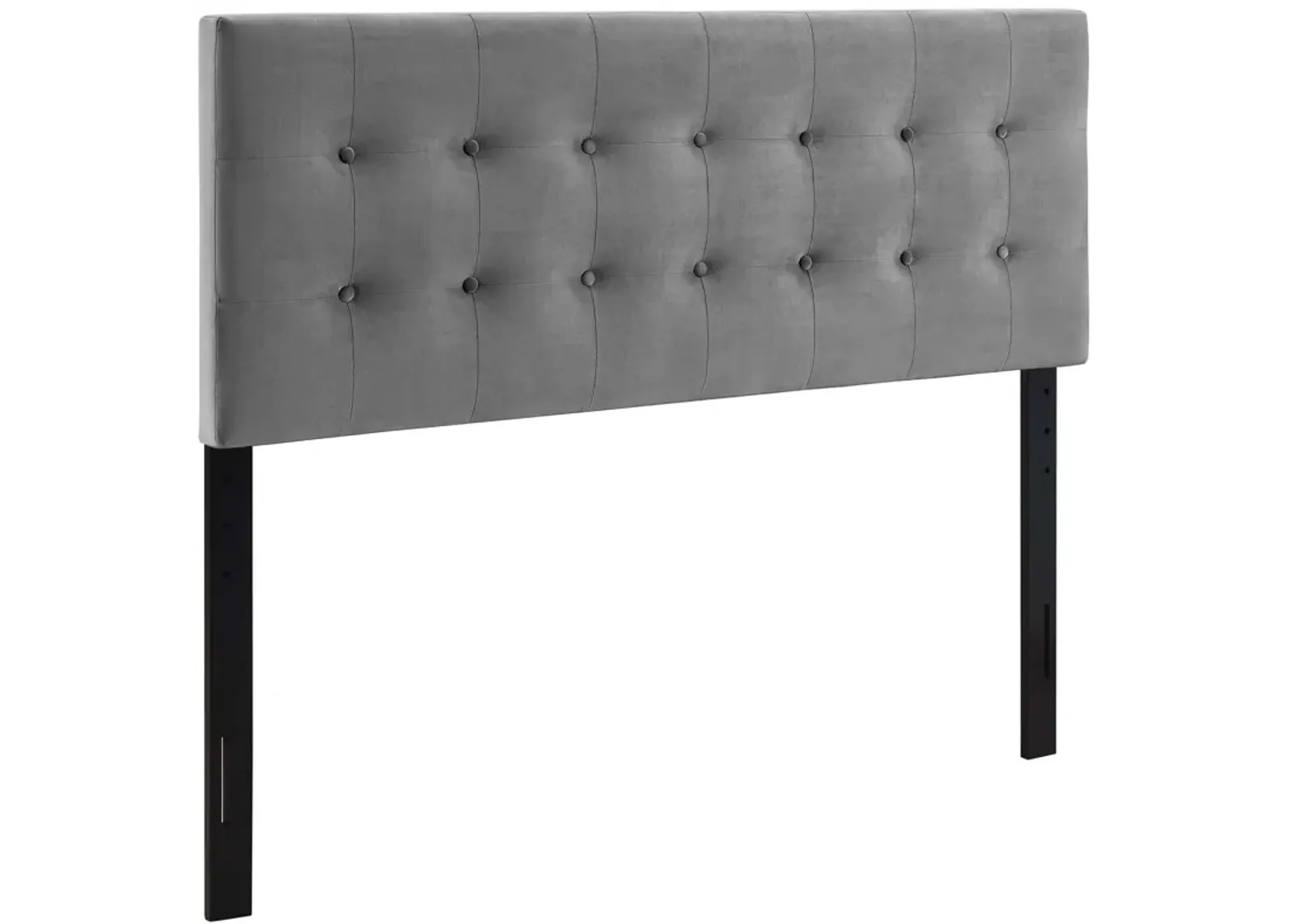 Emily King Biscuit Tufted Performance Velvet Headboard