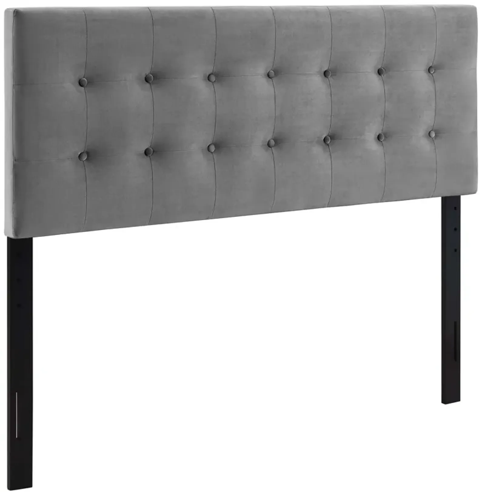 Emily King Biscuit Tufted Performance Velvet Headboard