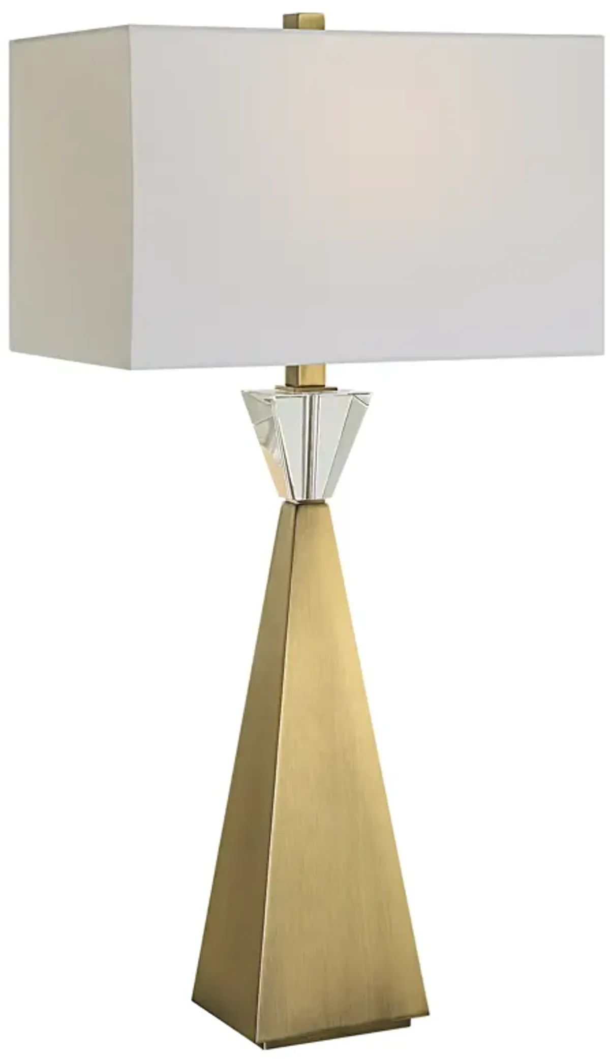 Arete Modern Brass Table Lamp