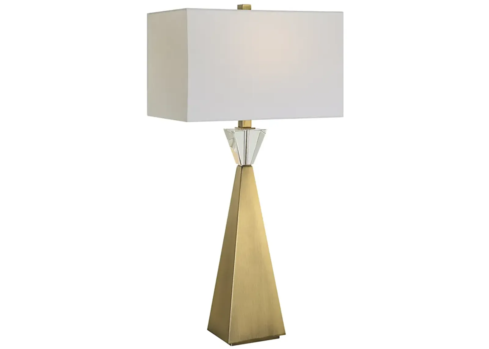 Arete Modern Brass Table Lamp