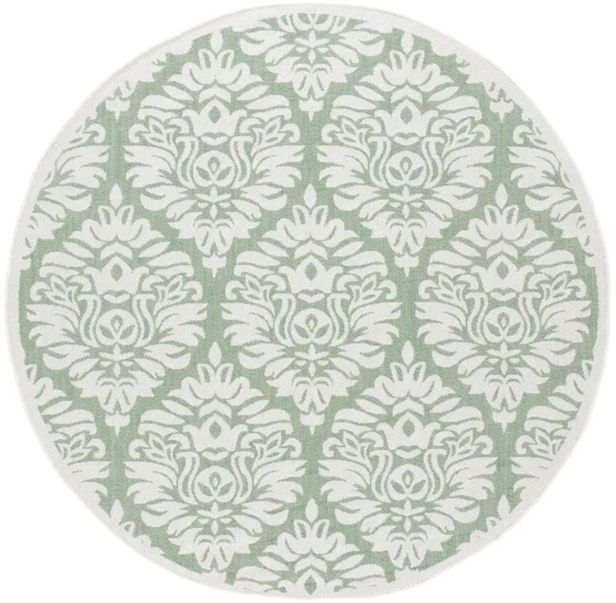 BERMUDA  821 IVORY  6'-7' X 6'-7' Round Round Rug