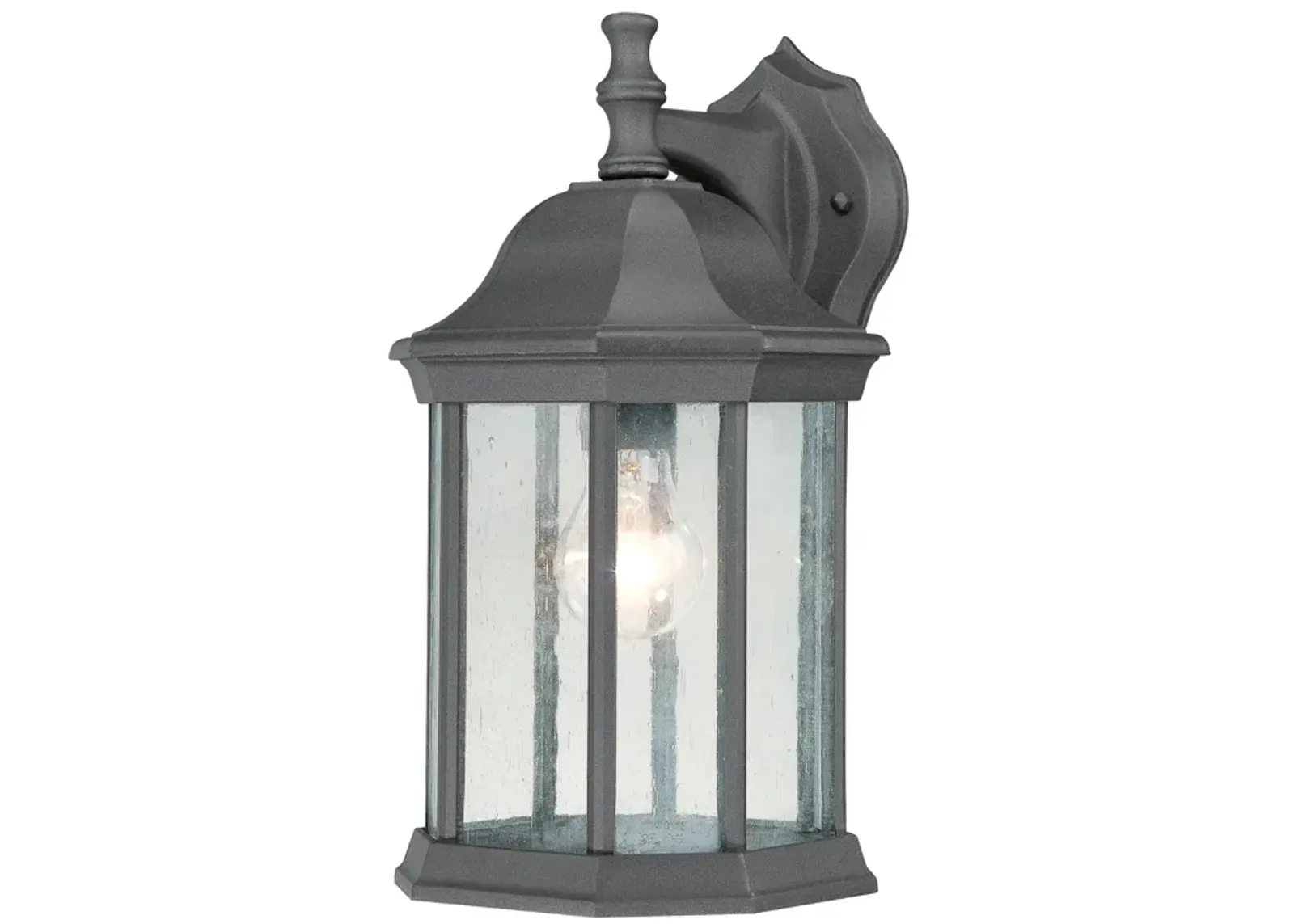 Hawthorne 14" High 1-Light Outdoor Sconce - Black