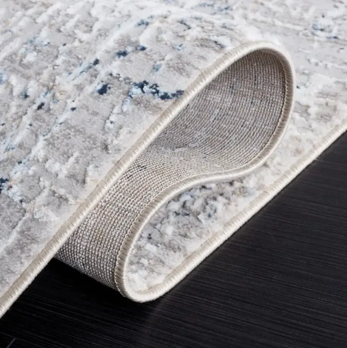 PARKER 100 Blue 2' X 8' Runner Rug