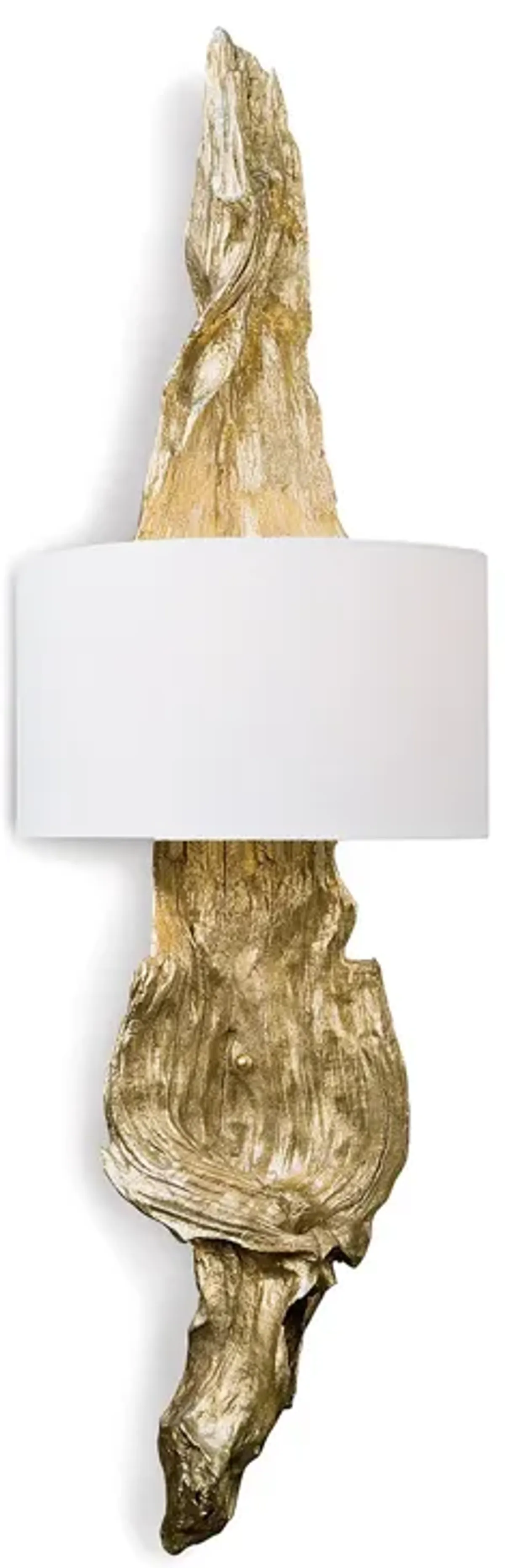 Driftwood Sconce (Antique Gold Leaf)