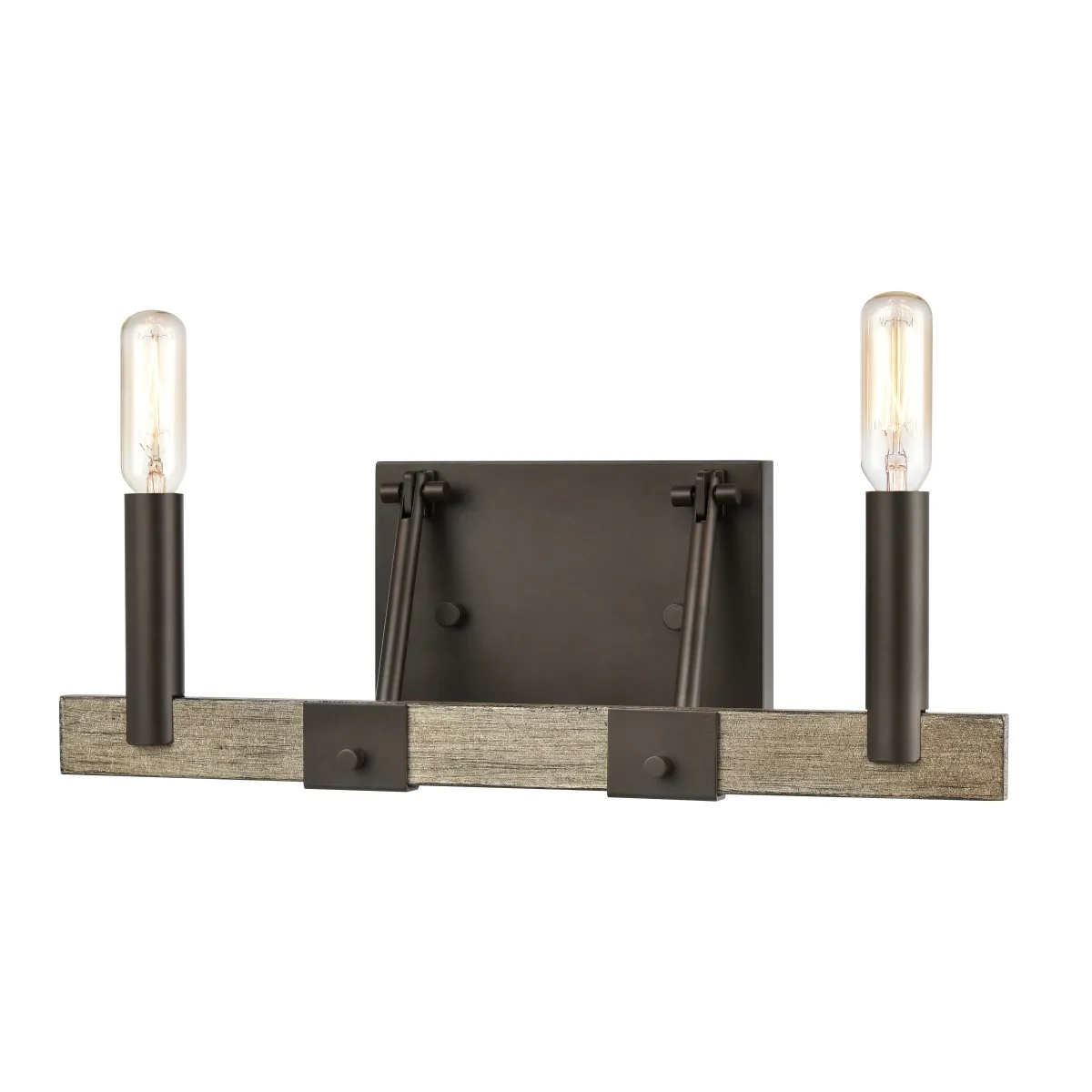 Transitions 14" Wide 2-Light Vanity Light - Oil Rubbed Bronze