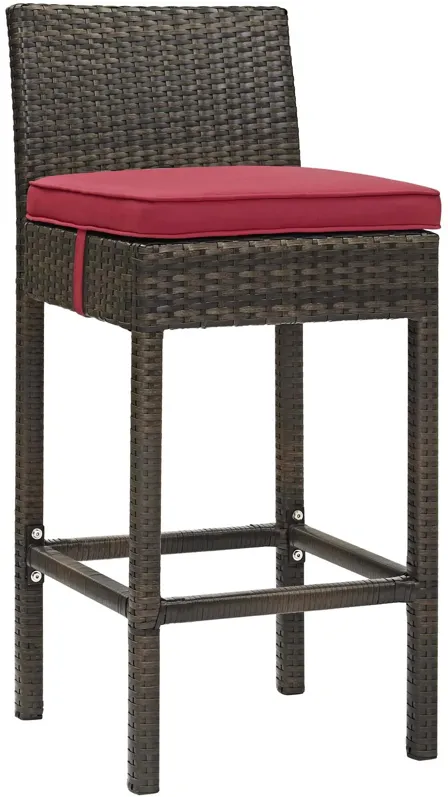 Conduit Bar Stool Outdoor Patio Wicker Rattan Set of 2