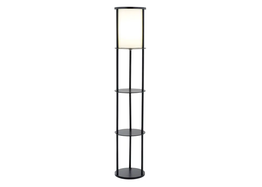 Stewart round Shelf Floor Lamp