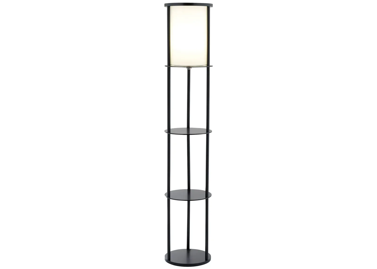 Stewart round Shelf Floor Lamp