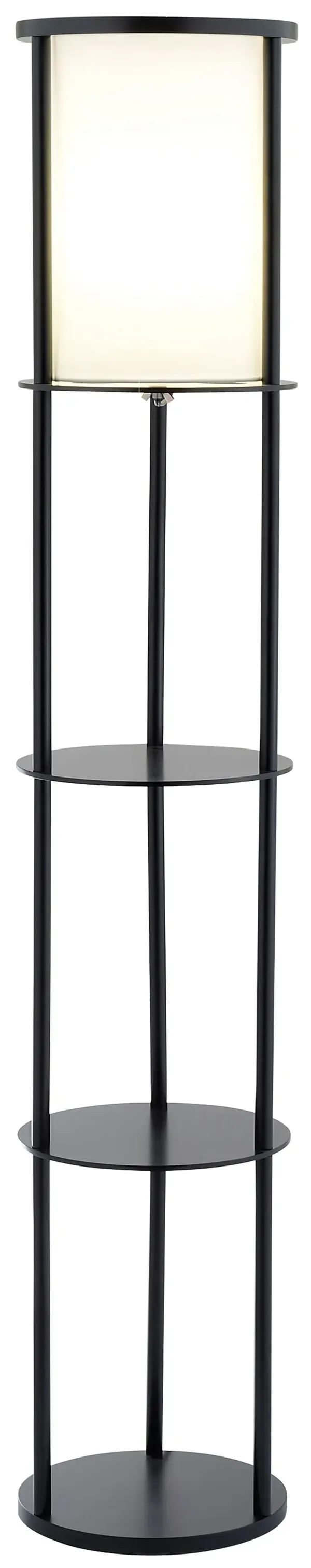 Stewart round Shelf Floor Lamp